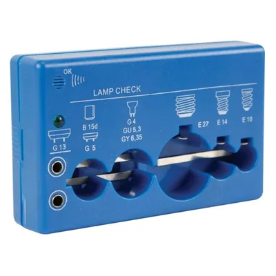 Produktbild von Tester lamp Velleman, tester żarówek, tester żarówek, tester żarówek z diodą LED stanu oraz
