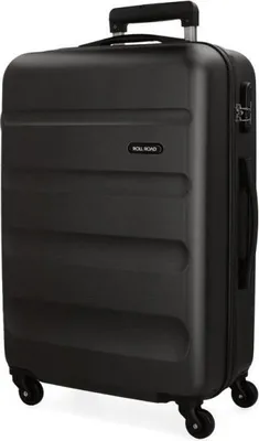 Produktbild von ROLL ROAD Flex Schwarz, ABS Reisekoffer, 75x52x28cm, 91L, 5849360 (groß)