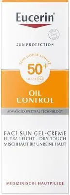 Produktbild von Eucerin Sun Gel-Creme Oil Contr.Anti-Gl.Eff.Lsf50+ 50 ml