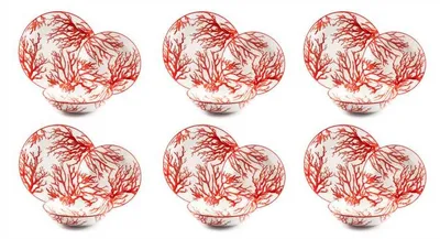 Immagine prodotto di Set di servizi da tavola Excelsa, 18 pezzi, in porcellana – Corallium