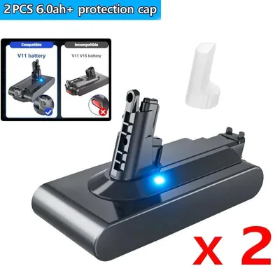 Produktbild von V11 SV14 Staubsauger - Ersatzakku Li-Ion - 25,2 V 6,0 Ah - 2er Pack - Kompatibel mit V11 Absolute/Animal
