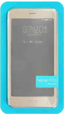Obrázek produktu pro Originální pouzdro Clear View pro mobilní telefon Huawei Honor 8 Pro Gold 51991953