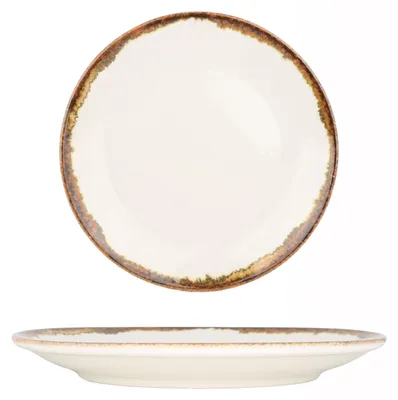 Produktbild von Kütahya Porselen Dessertteller - Fluer Amber - Porzellan - 21 cm