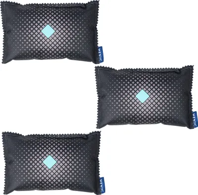 Produktbild von WENKO 3er Set Raum Luft Entfeuchter à 350 g Auto Kissen wiederverwendbar Camping