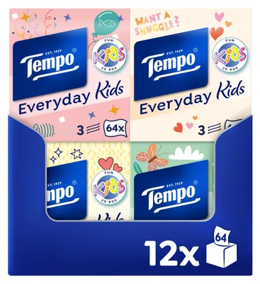 Produktbild von Tempo Taschentuch Kids Box