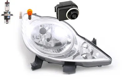 Produktbild von Scheinwerfer passend für Peugeot 107 06/2005-01/2012 Rechts Leucht. + Stellmotor 620674 6224C0 9602407480 9632162280 Johns
