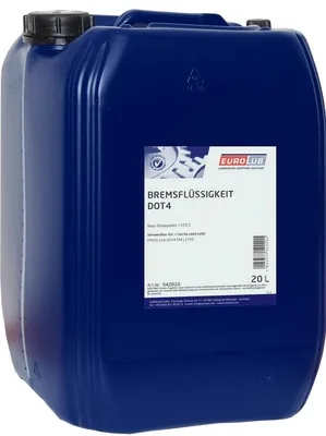 Produktbild von EUROLUB 542020 DOT 4 Bremsflüssigkeit Brems Flüssigkeit 20L Brake Fluid