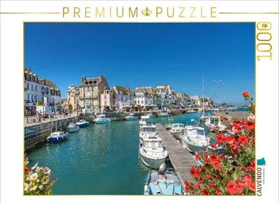 Produktbild von CALVENDO Puzzle Hafenstadt Le Croisic | 1000 Teile Lege-Größe 64x48cm Foto-Puzzle für glückliche Stunden