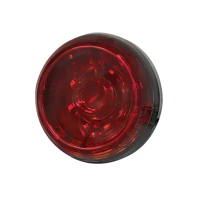 Produktbild von Rücklicht mit LED-Bremslicht KOSO SOLAR Round 85 mm Rauchglas