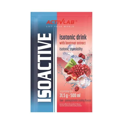 Produktbild von Isotonisches Getränkepulver Kiwi und Granatapfel 31,5 g Isoactive