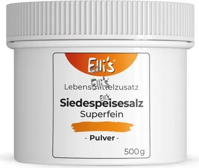 Produktbild von Siedespeisesalz , Superfein - 500g Schraubdeckeldose