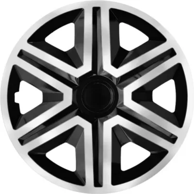 Produktbild von NRM | Puklice Draco CS 15" Sliver a Čierna 4ks