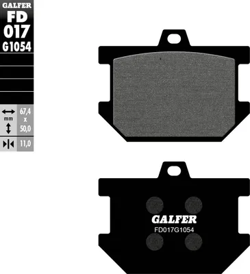 Obrázek produktu pro Brzdové destičky Galfer FD017