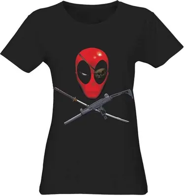 Produktbild von Deadpool - Head - Girl-Shirt