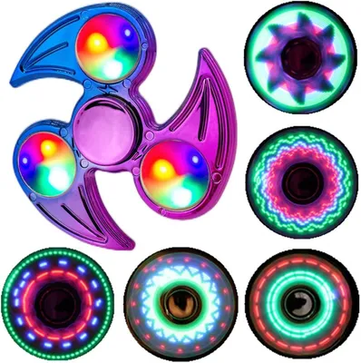 Produktbild von LED Fidget Spielzeug Weihnachten Partygeschenke Leuchtende Fidget Toys für Kinder, LED Fidget Spielzeug Finger Toy Hand Spielzeug ADHD Anti Angst