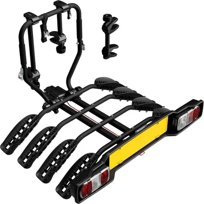 Image de Support à vélos - Porte-vélos - Attache-vélos - Râtelier à vélos - Porte-vélos à attelage - Jusqu'à 4 vélos