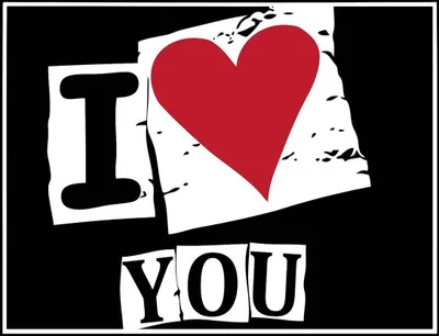 Produktbild von vianmo Holzschild 30x40 cm I Love You (Herz)