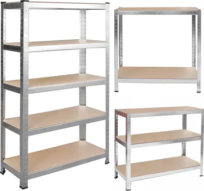 Produktbild von Regał metalowy magazynowy 150 x 75 x 30 cm Humberg 4840
