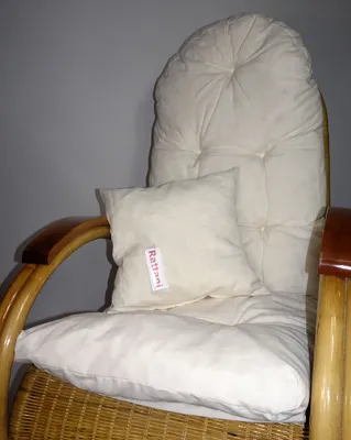 Produktbild von Rattani Auflage/Polster für Schaukelstuhl, Liegestuhl, Ersatzpolster Gr. 130 x 50 x 12 cm + Zierkissen Stoff Nuevo Loneta - EU