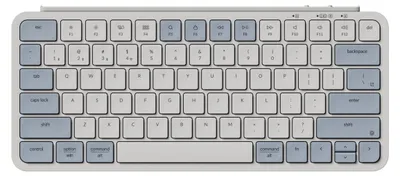 Obrázek produktu pro Keychron B1 Pro Ultraplochá bezdrátová klávesnice s přizpůsobením ZMK, QWERTY US ANSI, 3 režimy Bluetooth/2,4 GHz/kabel, Retro Blue