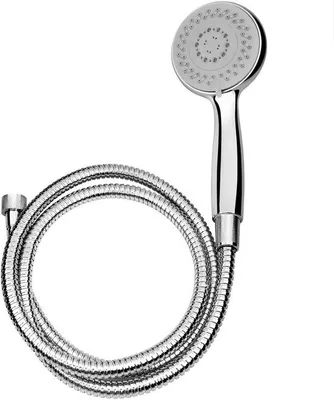 Produktbild von Handdouche 100mm 5 Strahlen Antikalk verchromt