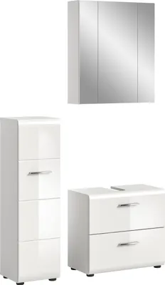 Produktbild von Ice Badmöbelset I70 Weiß hochglanz, weiß.