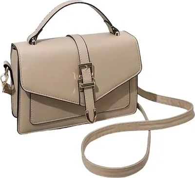 Produktbild von ASKSA Handtasche Damen Klein Umhaengetasche Damen Kunstleder Crossbody Bag Damen Schultertasche Maedchen Elegant Handtasche, Khaki