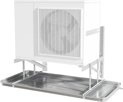 Productafbeelding van Condensbak Airco - Lekbak Airco - Condenswater Afvoeren - Roestvrij Staal 304 - 100 x 47.5 cm - Zilver