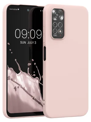 Produktbild von kwmobile Handyhülle für Xiaomi Redmi Note 11 / Note 11S Hülle - TPU Case - Kabelloses Laden - Schutzhülle Cover in Coconut Swirl
