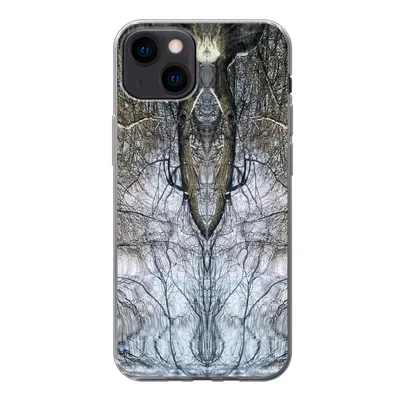 Produktbild von MuchoWow® Handyhülle Schutzhülle Hülle für iPhone 13 Baum - Kunst - Psychedelisch Silikon Softcase Handy Hülle - Karteninhaber