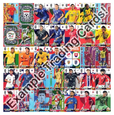 Produktbild von Fifa World Cup 2026 Adrenalyn XL - WM Trading Cards Sammelkarten - 35 verschiedene Karten