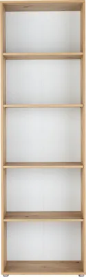 Image de Étagère sur pied Alessio avec 5 compartiments ouverts