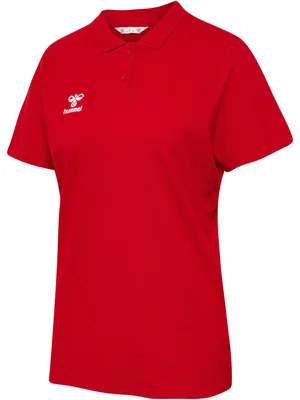 Produktbild von Hummel HmlGo 2.0 Polo-Shirt Damen rot Gr M