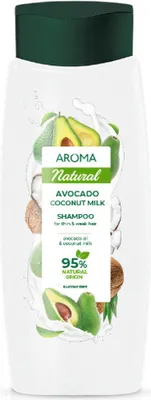 Zdjęcie produktu dla Szampon z awokado i mleczkiem kokosowym do wosw cienkich i osabionych