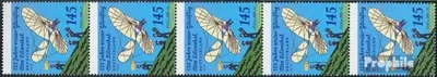 Produktbild von Briefmarken BRD (BR.Deutschland) 2016 Mi 3254R I Fünferstreifen (kompl.Ausg.) postfrisch Erster Gleitschirmflug