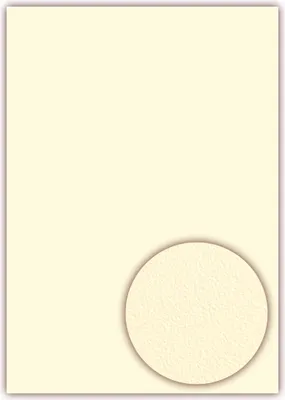 Produktbild von 50 Blatt The Kiss Elfenbein Strukturpapier Feinstpapier Briefpapier mit einseitig geprägter Oberflächenstruktur (FPA-9006)