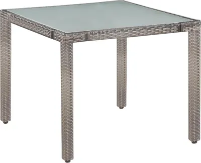 Obrázek produktu pro vidaXL 5dílný zahradní jídelní set s polštáři Poly ratan Grey