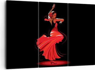 Produktbild von Bild auf Leinwand - Leinwandbild - Tanz Tänzer - 165x110cm - Wand Bild - Wanddeko - Wandbilder - Leinwanddruck - Bilder - Kunstdruck - Wanddekoration - Leinwand bilder - Wandkunst - CE165x110-4121