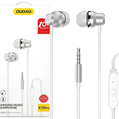 Obrázok produktu pre Dudao X10 Pro Audio slúchadlá s 3,5 mm audio jackom, biele