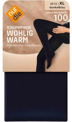 Produktbild von NUR DIE Strumpfhose Wohlig-Warm 100 DEN - schwarz - 38-40
