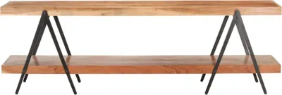 Image de vidaXL Armoire TV 160x40x50 cm en bois massif d'acacia