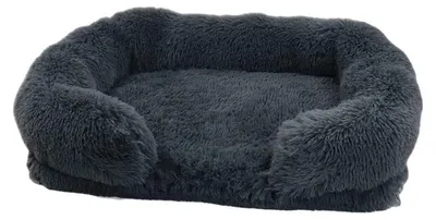 Immagine prodotto di Cuccia ortopedica per cani con rivestimento removibile e lavabile, colore grigio, taglia XL (100x60x18 cm)