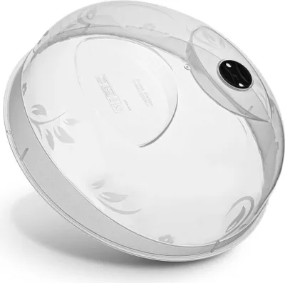 Produktbild von Orion Mikrowellendeckel | Mikrowellen-Abdeckhaube SPRITZSCHUTZ rund transparent aus Kunststoff 29 cm