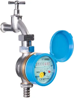Immagine prodotto di Contatore dell'acqua per valvola di scarico da 1/2" a 1/2"