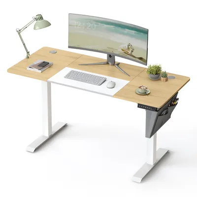 Obrázek produktu pro SONGMICS Výškově nastavitelný elektrický stůl 140 cm se 4 výškami