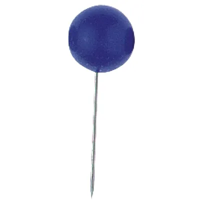 Produktbild von ALCO Landkartennadeln 815 8x16mm blau 20 St./Pack.