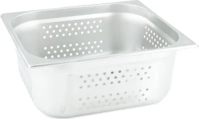 Immagine prodotto di Contenitori GN Gastronorm 2/3 150 mm perforati/perforati in acciaio inox GVK ECO