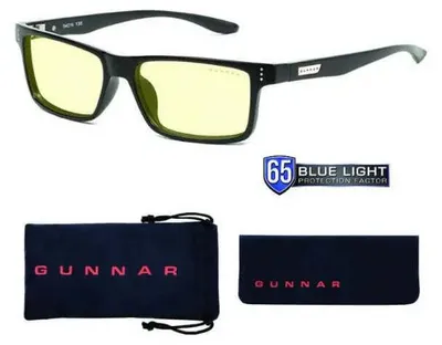 Zdjęcie produktu dla Okulary gamingowe GUNNAR Vertex Onyx, Amber Natural, Black