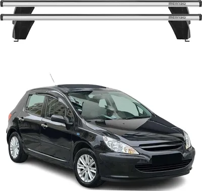 Produktbild von Menabo Dachträger Grundtäger für Peugeot 307 2001-2008 3tür 75kg Alu Silber 2x