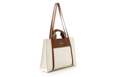 Produktbild von Vince Camuto, Umbria - Cream, Tan, Einkaufstasche, Creme, 100 % POLY, 37 x 11 x 27 cm